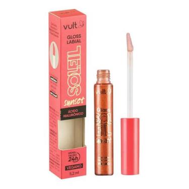 Imagem de Gloss Labial Vult Sunset Soleil + brilho e cuidado para os lábios
