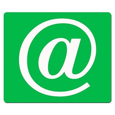 Imagem de Mouse Pad Retangular Arroba em PVC TopGet - (Verde Claro)