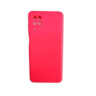 Imagem de Capa Capinha Case Aveludada Silicone com Proteção na Câmera Compatível Samsung Galaxy A12 Tela 6.5"