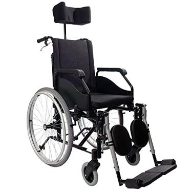 Imagem de Cadeira de Rodas Reclinável Ortopedia Jaguaribe - FIT Preto
