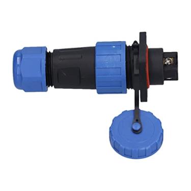 Imagem de Adaptador de conector industrial, tomada de tomada à prova d'água resistente à oxidação 250 V para comunicações para equipamentos elétricos(4 núcleos)