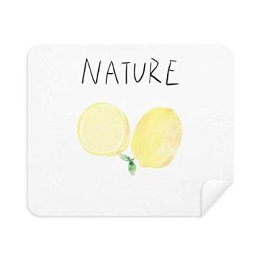 Imagem de Pano de limpeza de pintura Natural Lemon Soloisland 2 peças de tecido de camurça