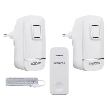 Imagem de Kit Campainha Sem Fio Wifi Intelbras Com 2 Modulos Interno