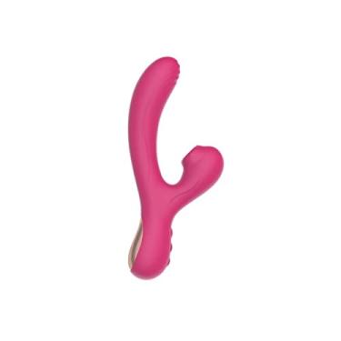 Imagem de Vibrador Estimulador Clitóris e Ponto G Poderoso Feminino 14 Frequências Brinquedo Sexual Feminino Zatla (Rosa)