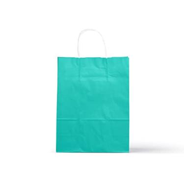 Imagem de Sacola de Papel Kraft Colorido PP 15x16,5x7cm 50und -