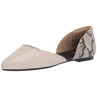 Imagem de Hush Puppies Mocassim feminino Sadie D'Orsay, Marfim/couro de cobra, 9.5