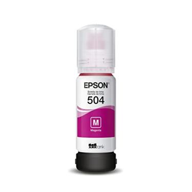 Imagem de Garrafa de Tinta Original Epson EcoTank T504 Magenta - T504320