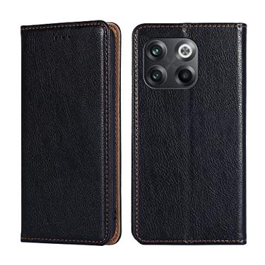 Imagem de YUNCHAO Caixa de telefone Para OnePlus 10t Gloss Oil Color Solid Color Leather Case de telefone capa para celular