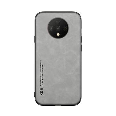Imagem de Kepuch Silklike Capa para Oneplus 7T - Case Placa de Metal Embutida para Oneplus 7T - Cinza