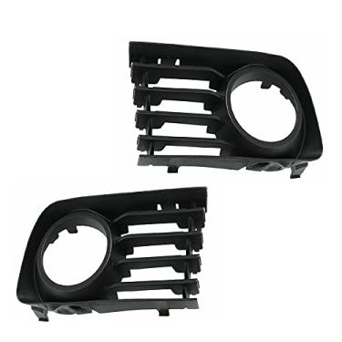 Imagem de JESYMBX Para Toyota Prius 2004-2009 Para-choque dianteiro Tampa da lâmpada de neblina Grade Quadro Par de tampa do painel