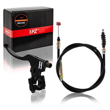 Imagem de 1PZ HB2-X02 Alavanca de embreagem esquerda de guidão de 7/8" e cabo de embreagem com ajuste de substituição para motor de bicicleta 50cc 70cc 90cc 110cc 125cc Honda Yamaha Kawasaki TaoTao SSR Apollo