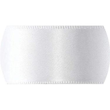 Imagem de FITA CETIM SIMPLES CF002 10 mm COR 201 BRANCO Peça 10 metros