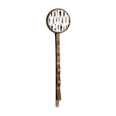 Imagem de Pares de personagens do jogo Pixel Retro Metal Hair Bobby Pin Headwear