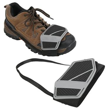 Imagem de Capa protetora para sapato de motocicleta, protetor de bico antiderrapante para câmbio de marchas de motocicleta preta universal para acessórios de motocicleta