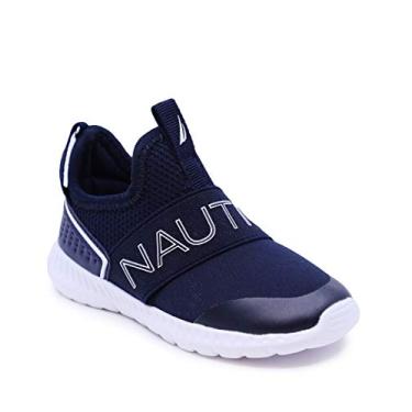 Imagem de Nautica Kids Fashion Sneaker Slip-On Athletic Running Shoe Boy - Girl Toddler Little Kid-Alois-Navy-6