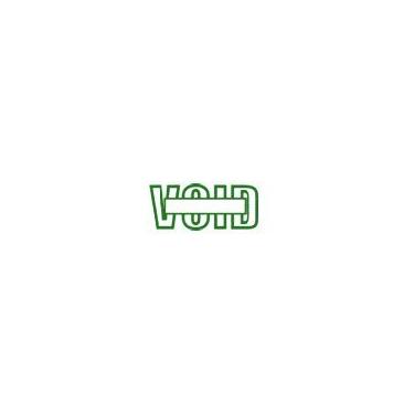 Imagem de Carimbo VOID com caixa de data auto-tintado - Verde
