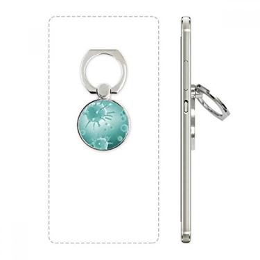 Imagem de Suporte de anel de telefone com estampa de microscópio de imagem de criatura, suporte de laço ajustável