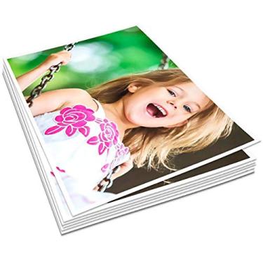 Imagem de Papel Foto Matte Fosco 170g A4 Branco Sem Brilho Resistente à Água / 500 Folhas