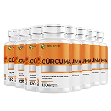 Imagem de Cúrcuma 500 mg 8x 120 Cápsula Açafrão Tumérico Açafrão Índia