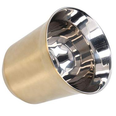 Imagem de Xícara de chá, copo de café requintado, sem alças, parede dupla para acampar, viajar para casa (ouro rosa)