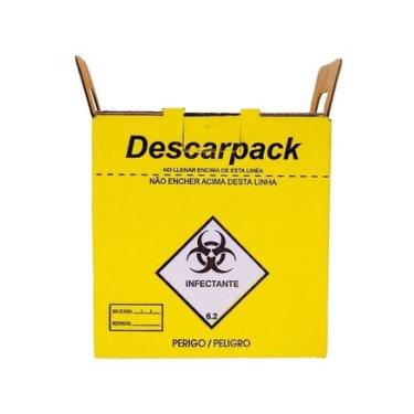 Imagem de Caixa Coletora de Material Descarpack Perfurocortante 20L DESCARPACK