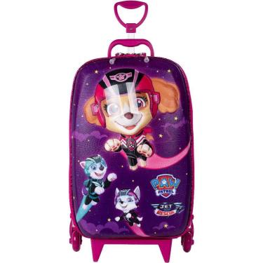 Imagem de Mochila de Rodinhas 3D Maxtoy Patrulha Canina Skye Jet