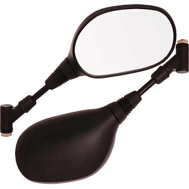 Imagem de Retrovisor espelho moto modelo XT660 Fixo Lente Plana Haste normal Honda CG125 CG150 CG160 CB250 CB300 Twister Par