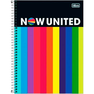 Imagem de Caderno Universitário 10 Matérias Tilibra Now United Cores