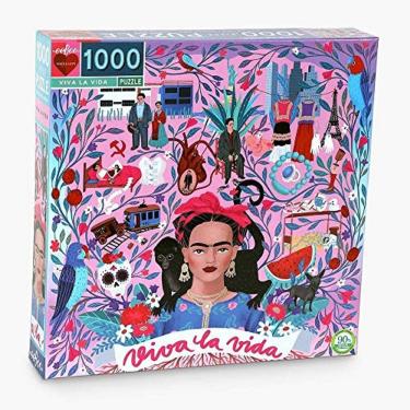 Imagem de eeBoo Piece and Love Viva la Vida Frida Kahlo 1000 peça quadrada adulto Jigsaw Puzzle