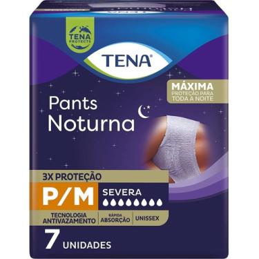 Imagem de Fralda Geriátrica Tena Pants Noturna P/m Com 7 Tiras Pants Noturna