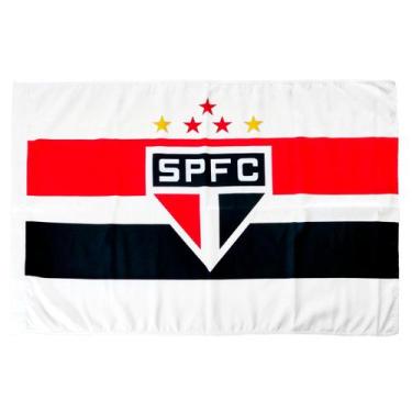 Imagem de Bandeira São Paulo Fc Oficial Licenciada 2 Panos - Jc Flâmulas E Bande