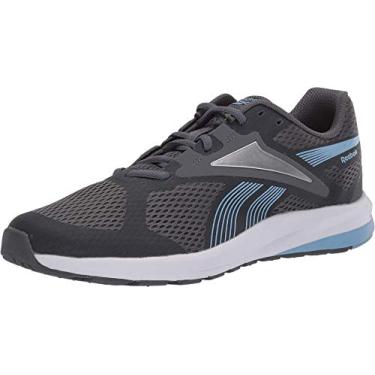 Imagem de Reebok Tênis de corrida feminino Endless Road 2.0, Cinza frio/azul fluido/prata metálico, 7.5