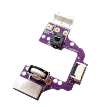 Imagem de XLMZL Hot Swap Mouse Motherboards Placa de botão PCB com micro interruptores Codificadores de mouse prata para GPROX Superlight 2 para mouse GPROX Superlight 2