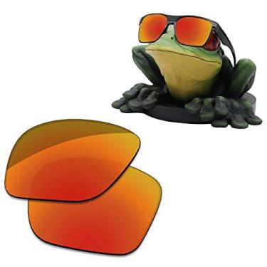 Imagem de Acefrog Lentes de substituição polarizadas revestidas AR para óculos de sol Oakley TwoFace | TwoFace XL - Laranja Jaffa