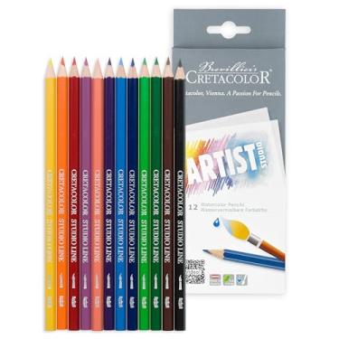 Imagem de CONJUNTO LÁPIS DE COR ARTIST STUDIO - 12 unidades (aquarelável)