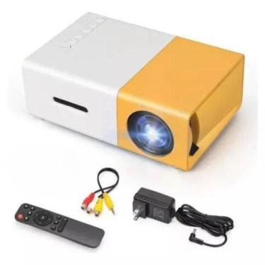 Imagem de Mini Projetor M-20 Led Portátil 1080P Cinema Filme Hdmi Tv Pc - Athlan