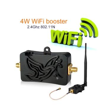 Imagem de Amplificador de sinal Wifi 2.4ghz/5ghz  4/5w  802.11n/g/b  repetidor de cartão sem fio  roteador