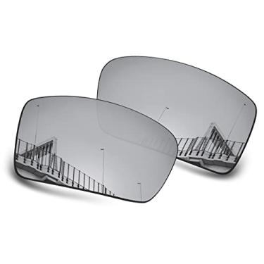 Imagem de Well-aimed Lentes de substituição compatíveis com óculos de sol Oakley Gascan OO9014 - Irídio prateado polarizado