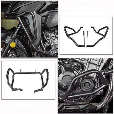 Imagem de Acessórios para motocicleta CB500X 19-23, barras de acrobacias de aço para barras, protetor de motor, para-choque, estrutura de carroceria, kit superior inferior para CB 500 X CB 500X 2019 2020 2021
