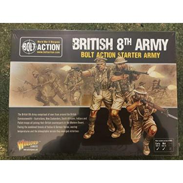 Imagem de WarLord Bolt Action British 8th Army Western Desert Starter Army Pack 1:56 WWII Military Wargaming Plastic Model Kits, (Model: 402611001)