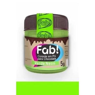 Imagem de Corante em Pó Para Chocolate Fab 5 Gramas (Escolha a Cor) (Verde Neon, 5g)