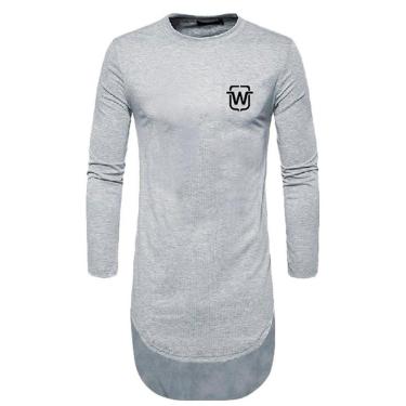 Imagem de Camiseta Longline Oversized Swag Manga Comprida Wooks C2-Masculino