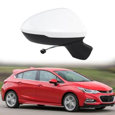 Imagem de Substituição do espelho lateral do passageiro adequado para Chevrolet Cruze 2016 2017 2018 2019 espelhos laterais montagem do espelho lateral acessórios do espelho retrovisor do carro ajuste elétrico,