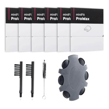Imagem de Filtros de cera de substituição Prowax MiniFit – Protetores de cera para aparelho auditivo Oticon ProWax MiniFit, ferramentas de limpeza incluídas (6)