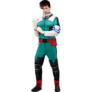 Imagem de Rubies Fantasia masculina My Hero Academia Izuku Midoriya Deluxe, Conforme mostrado., G