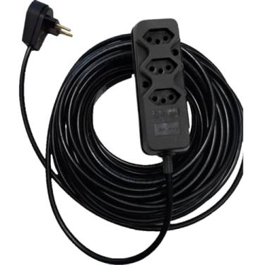 Imagem de Extensão Reforçada de 10a 20a Cabo pp Com 10 metros