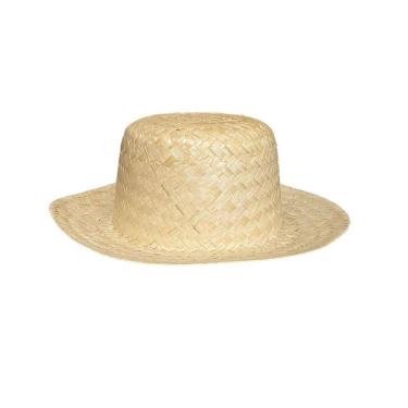 Imagem de Mini Chapeu De Palha Caipira Festa Junina 28,5Cm Com 5Un