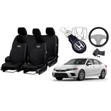 Imagem de Capa de couro para o banco civic 2020-2024 proteção impermeável