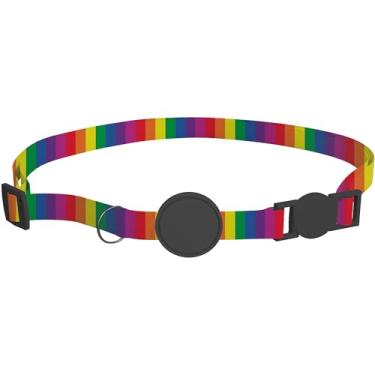 Imagem de Coleira Anti Enforcamento para Gato, Várias Estampas (rainbow)