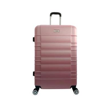 Imagem de Mala de Viagem Expansiva Rodinha Dupla Rígida Avião Embarque Bagagem Grande 30kg Abs-Unissex